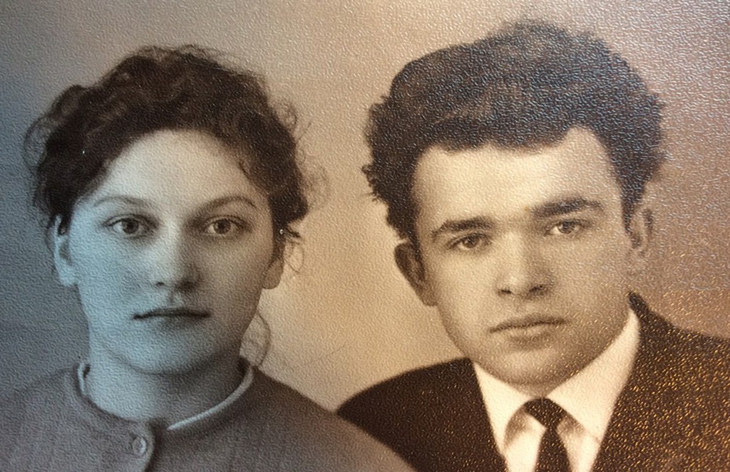 Василий Калин с женой Марией